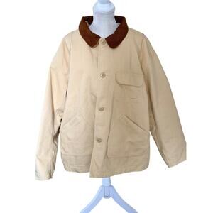 Nike Life Men's Flannel-Lined Barn Coat In Sesame Size XXL NWT